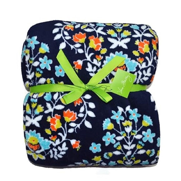 Vera Bradley Throw Blanket in Chandelier Floral - Picture 4 of 4